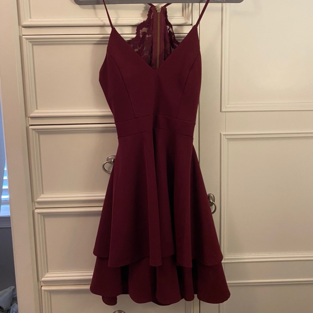 Maroon Dress